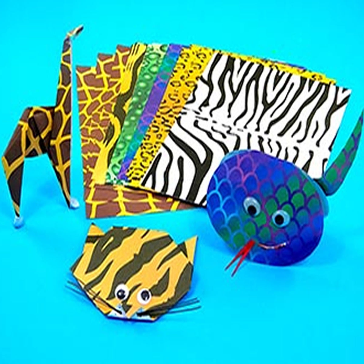 Animal Prinnt Ripping Paper Animal Prints For Paper Origami How To Make Origami Animals Origami