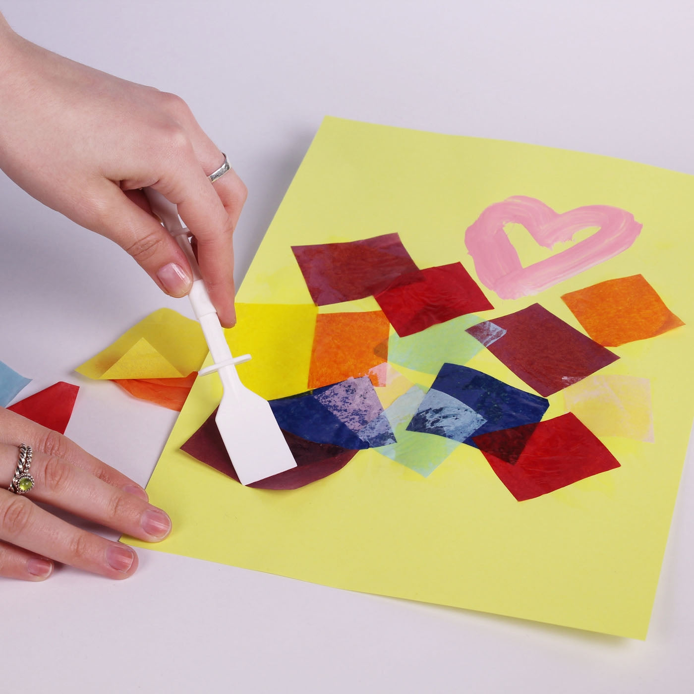 coloured tissue paper